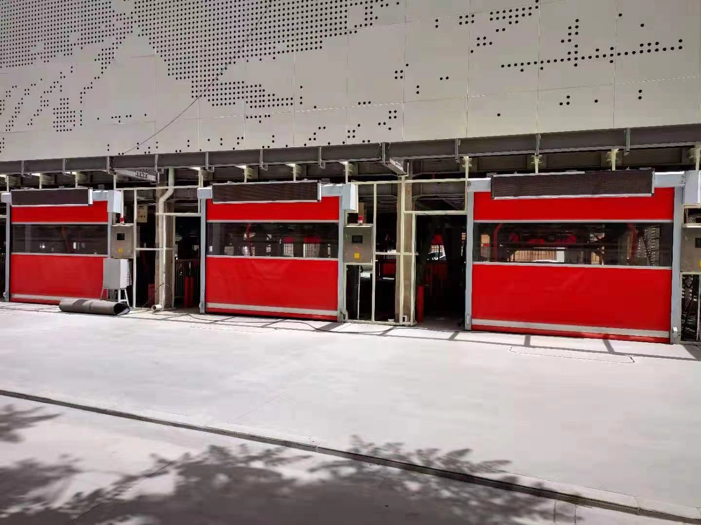 快速卷簾門如何調限位高度？